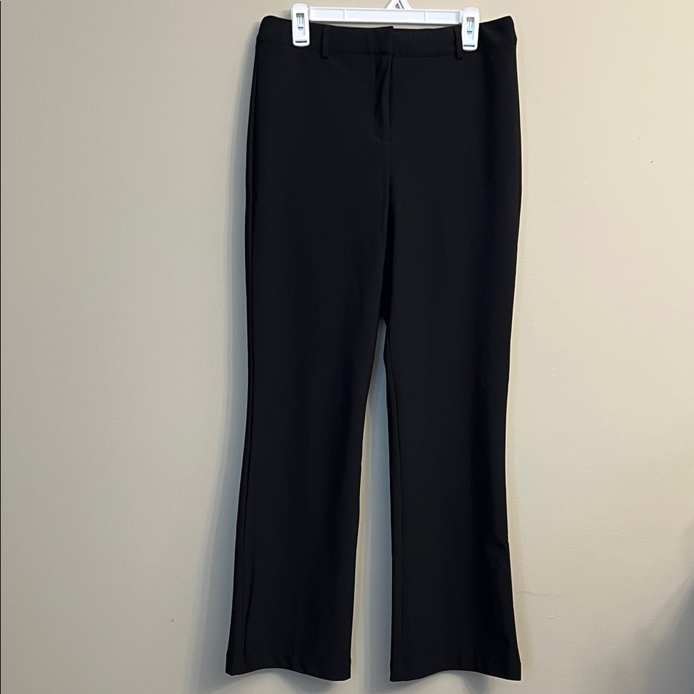 Christian Siriano Black Flare Pants Size 10